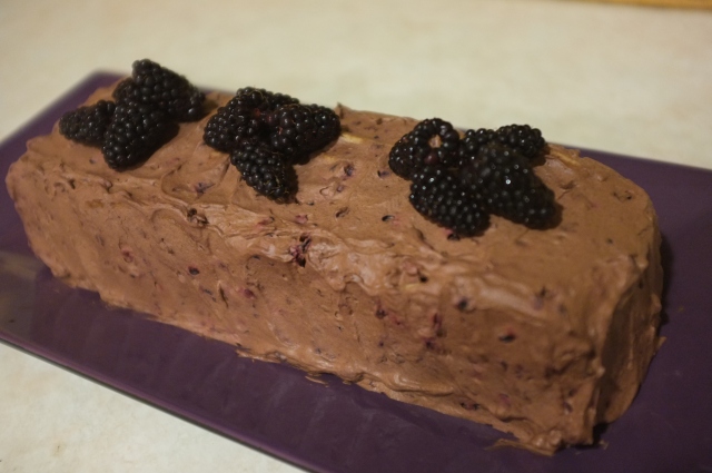 #29 Blackberry Chocolate Cream Icebox cake
