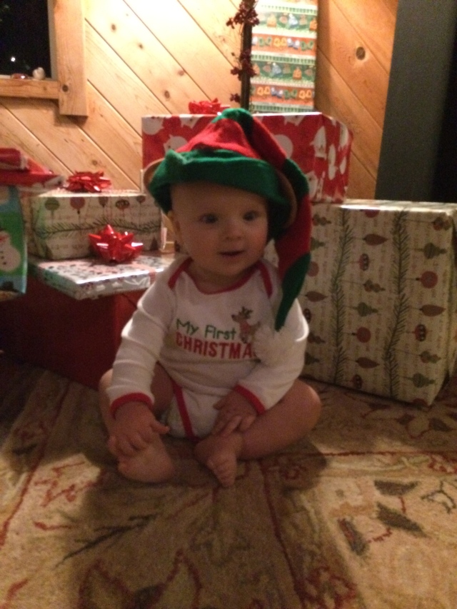 My little Christmas elf :)